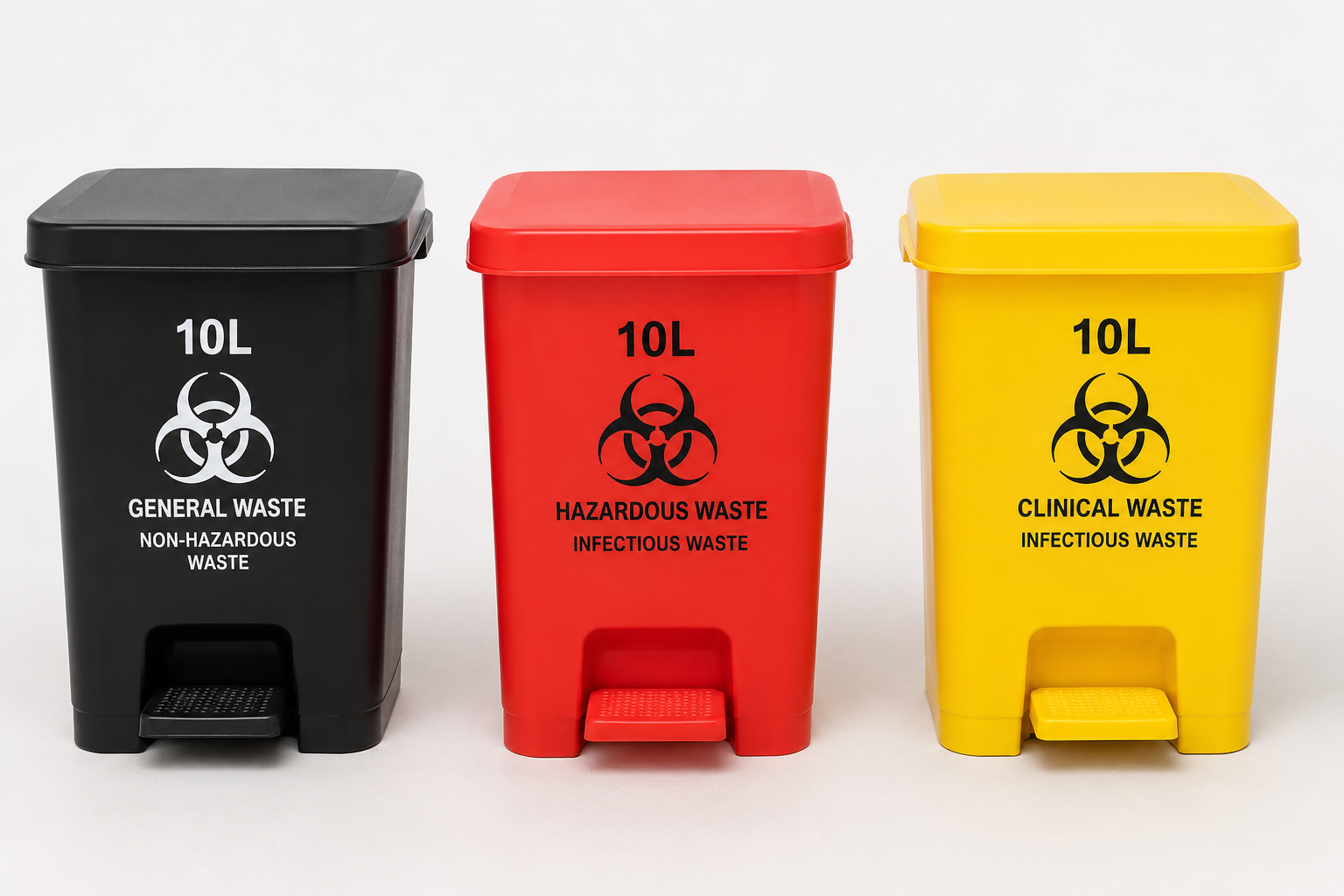 10 Biohazard Bins